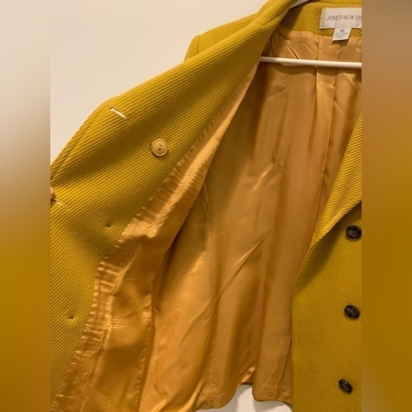 Vintage Jones New York 100%  Wool Double Breasted Jacket Size 16 - Picture 7 of 11